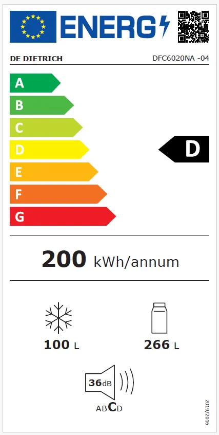 Obrázok CHLADNIČKA DFC6020NA