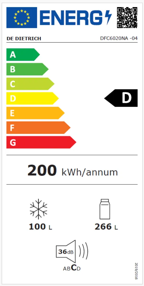 Obrázok CHLADNIČKA DFC6020NA