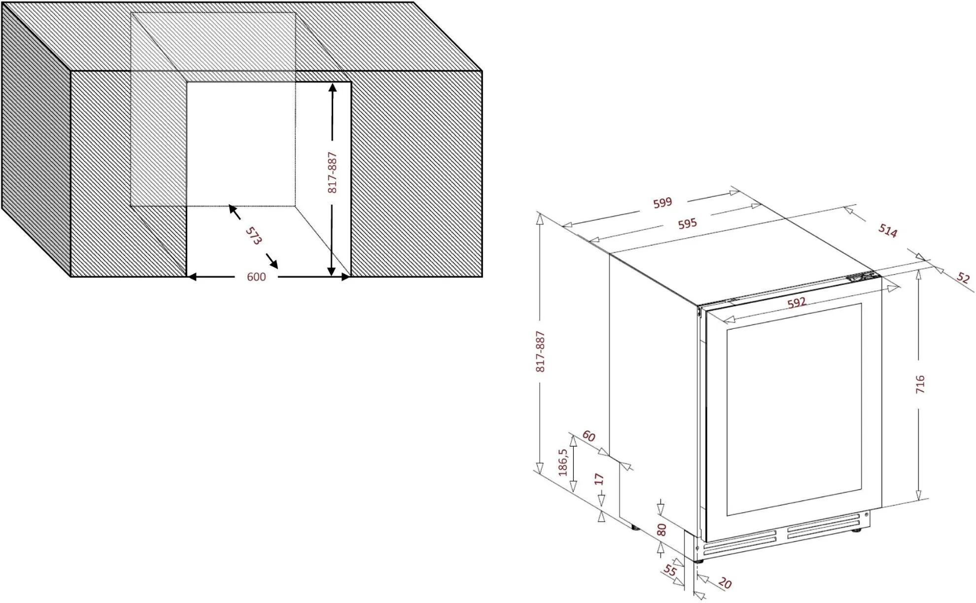 Obrázok VINOTÉKA AVU50PLATINUM