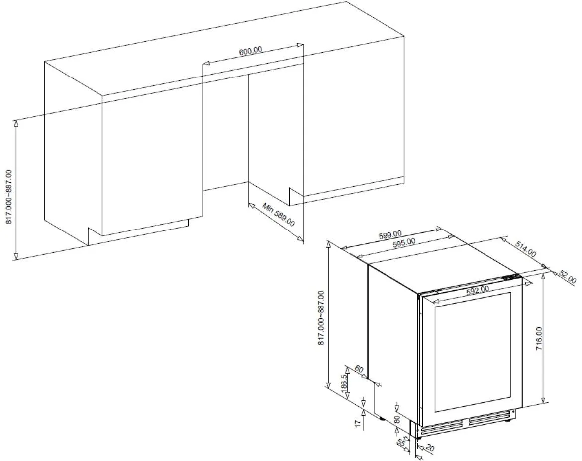 Obrázok VINOTÉKA AVU50PANEL