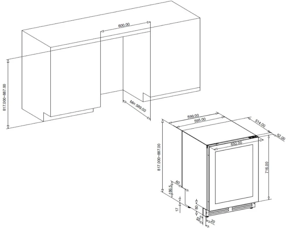 Obrázok VINOTÉKA AVU50PANEL