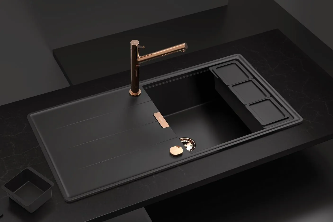 Obrázok Viditelné části v barevném provedení Copper brushed / 400051COB