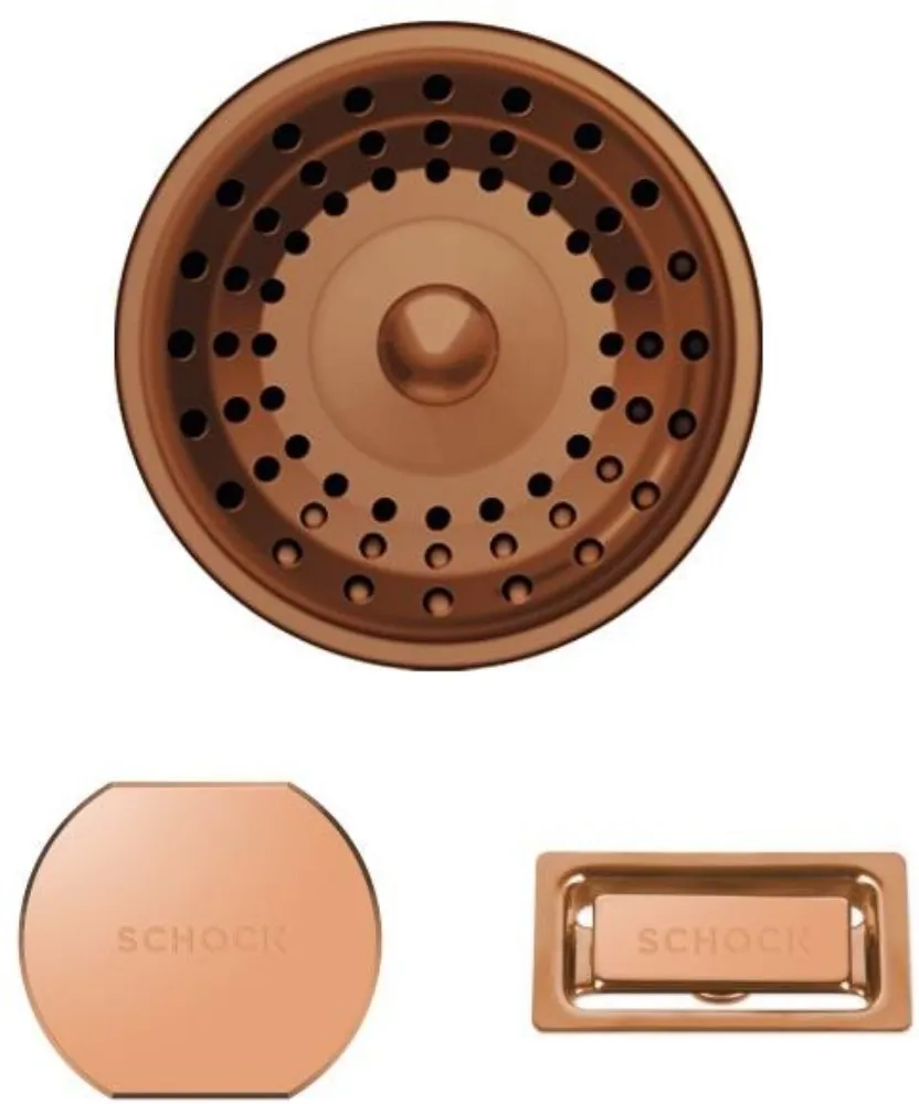 Viditelné části v barevném provedení Copper brushed / 400051COB