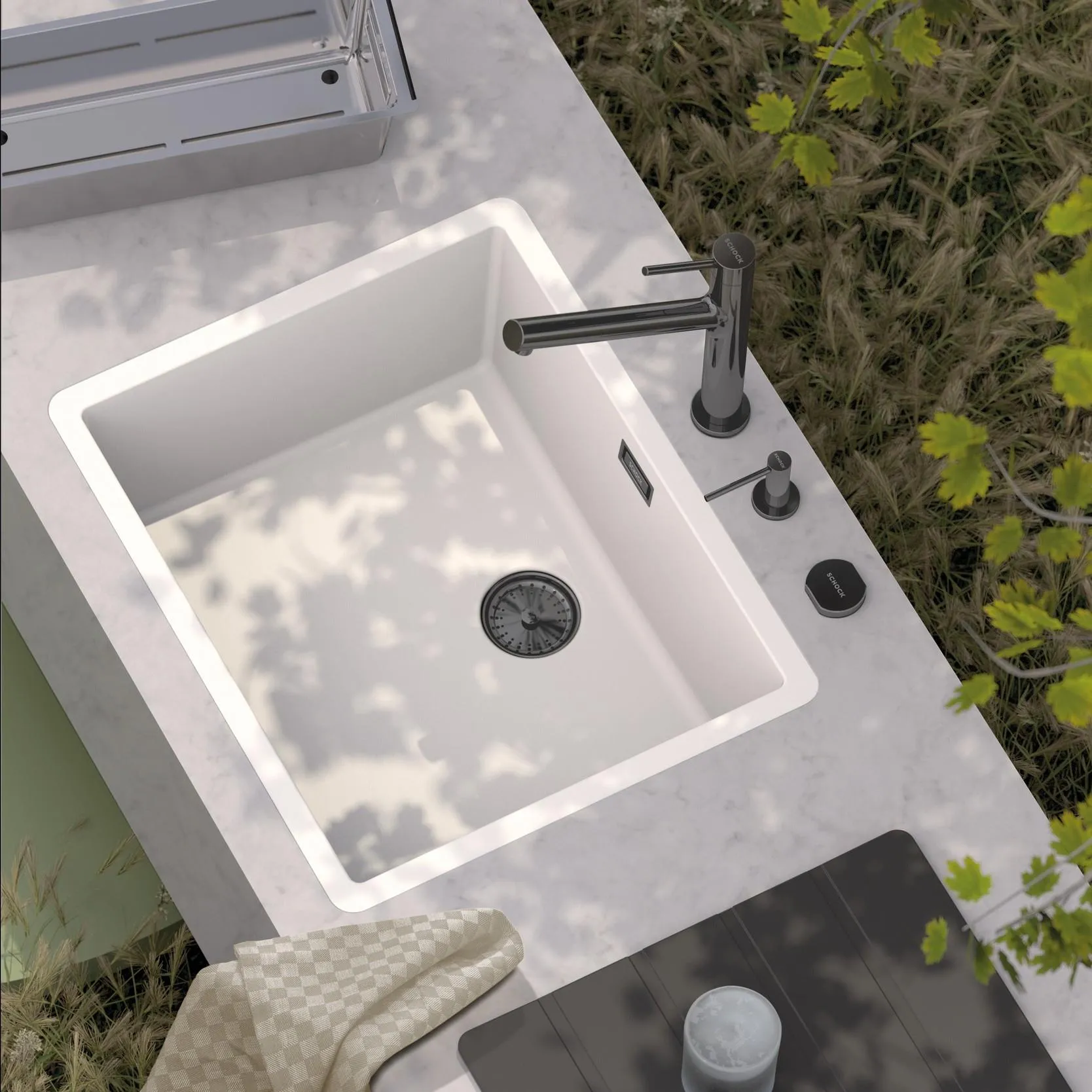 Obrázok Viditelné části v barevném provedení Gunmetal brushed / 400055GUB