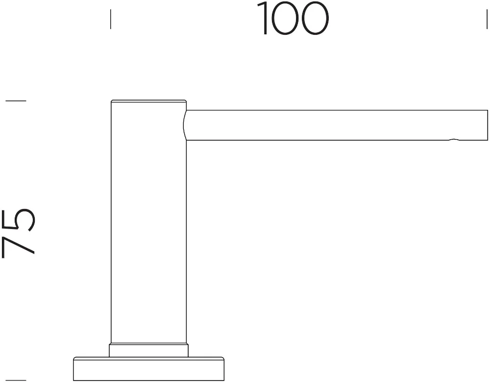 Obrázok Dávkovač saponátu SAMO L Gunmetal brushed