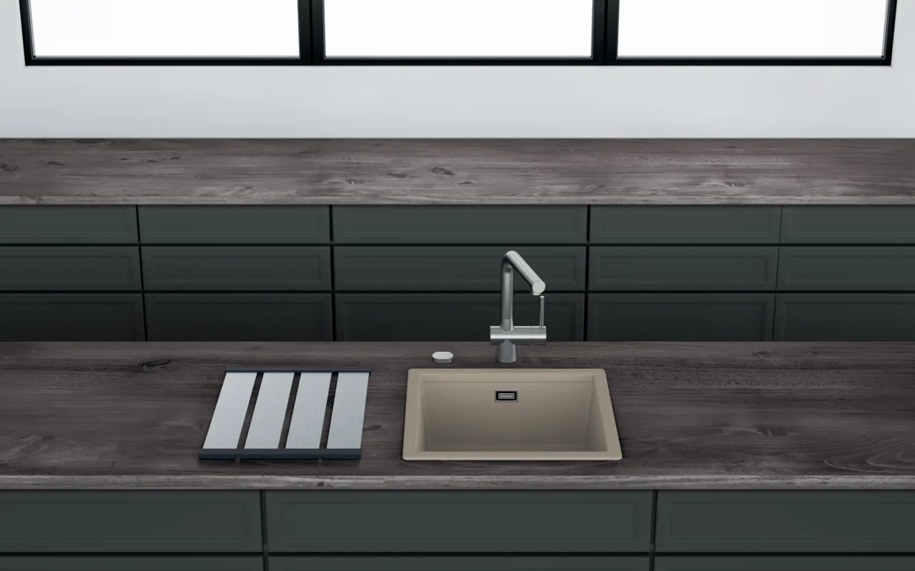 Obrázok Dřez KIRUNA N-100 Ivy Uložení do roviny