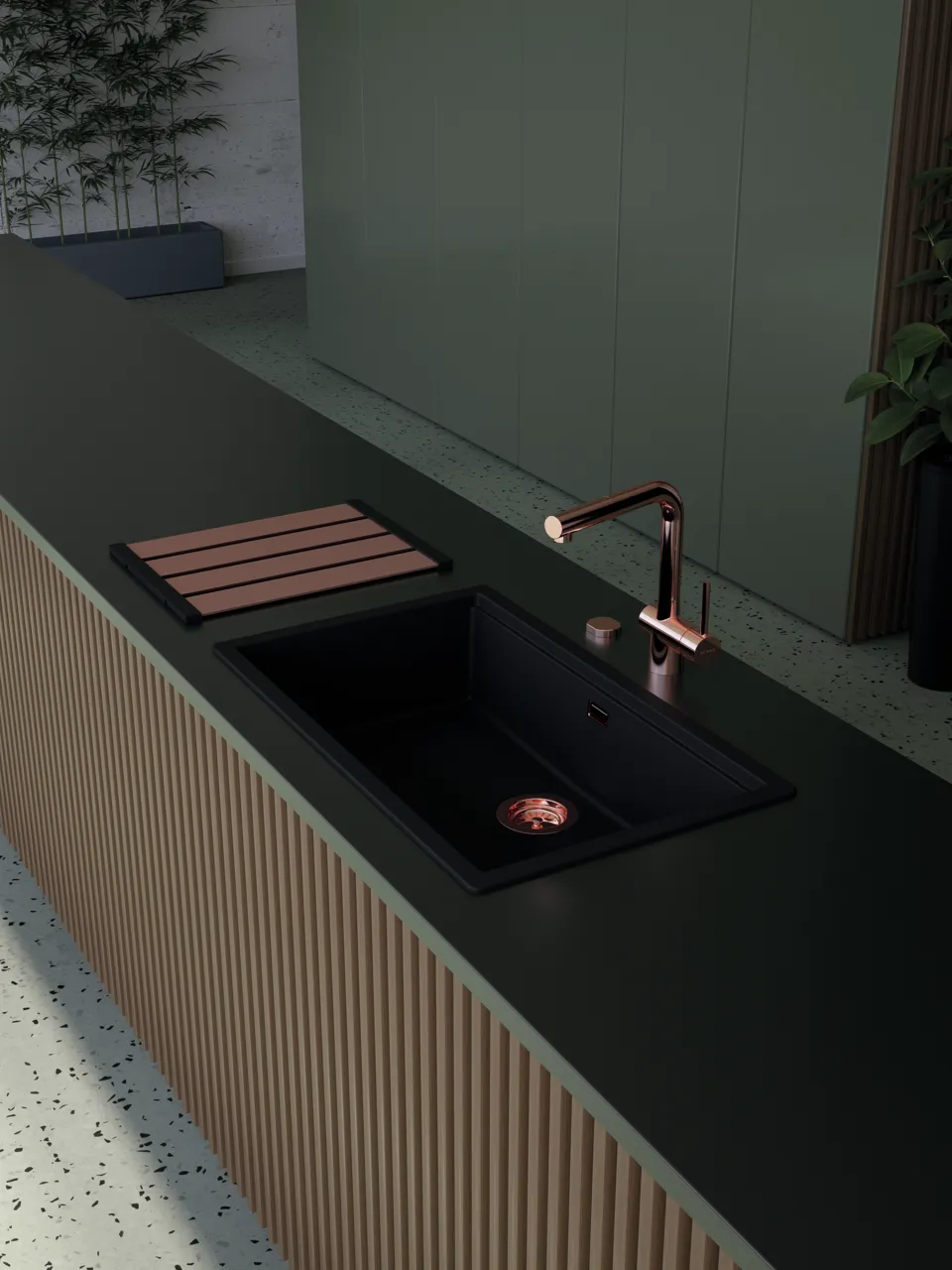 Obrázok Dřez KIRUNA N-100XL Ivy Spodní uložení