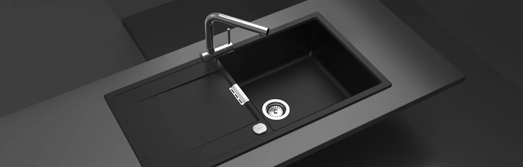 Obrázok Dřez MONO D-100L Berry Horní uložení