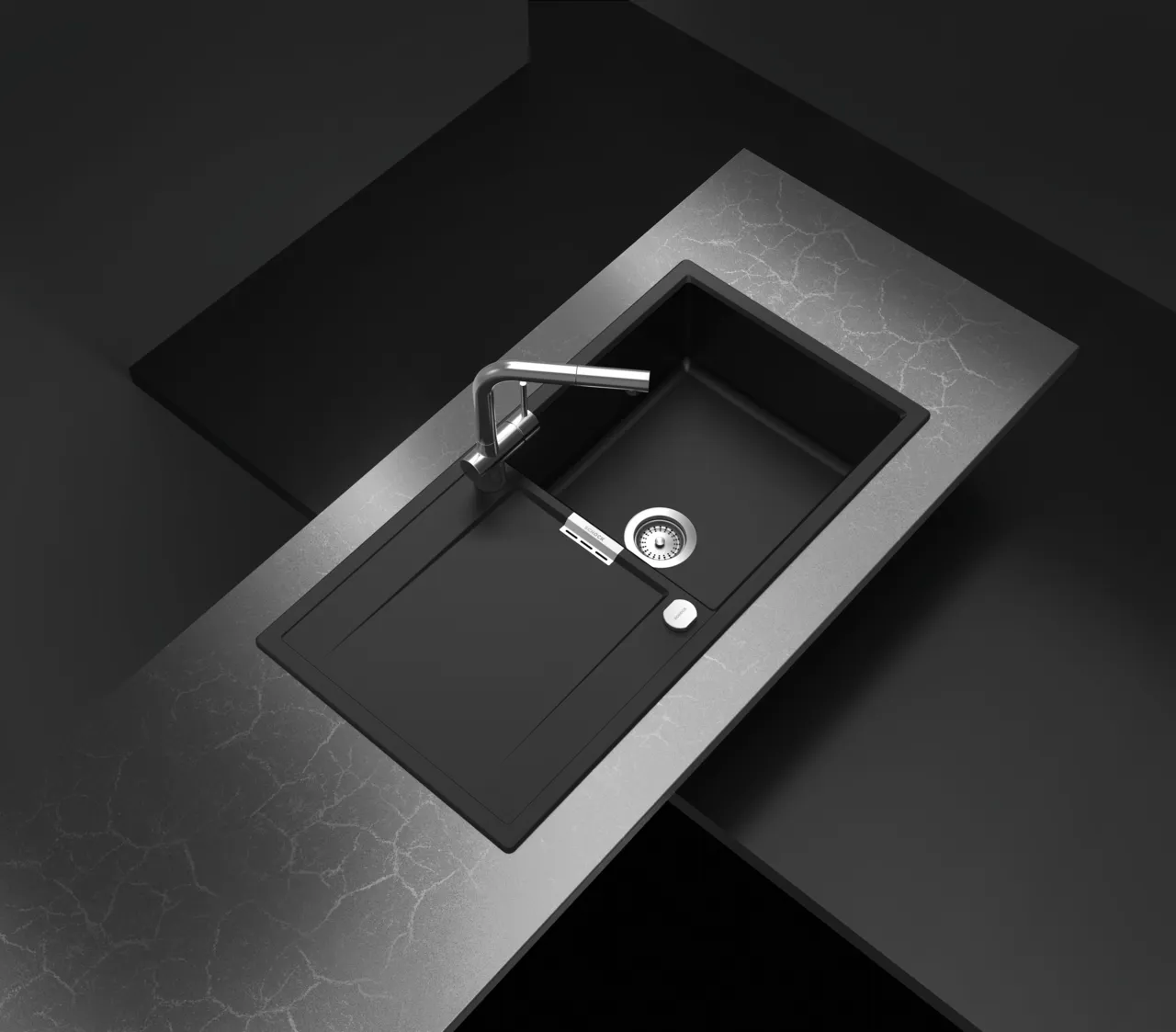 Obrázok Dřez MONO D-100L Ivy Horní uložení