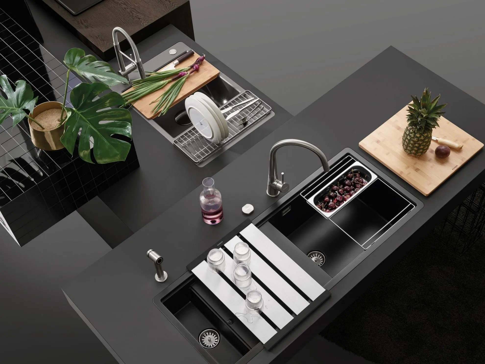 Obrázok Dřez PREPSTATION D-150 Day Uložení do roviny