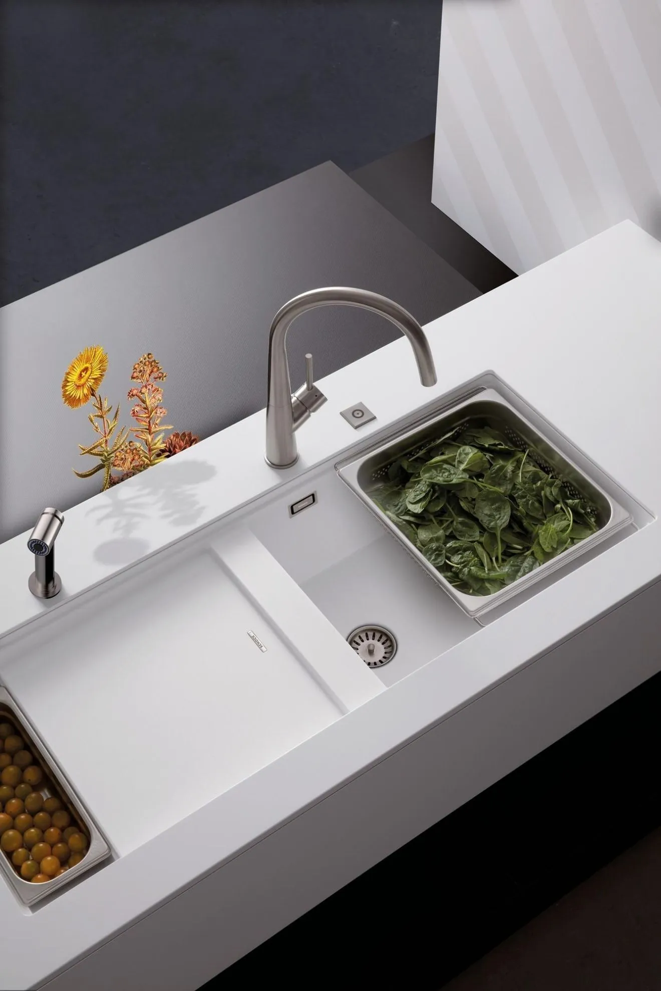 Obrázok Dřez PREPSTATION D-150 Dusk Uložení do roviny