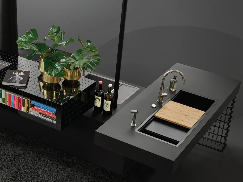 Obrázok Dřez PREPSTATION D-150 Twilight Uložení do roviny