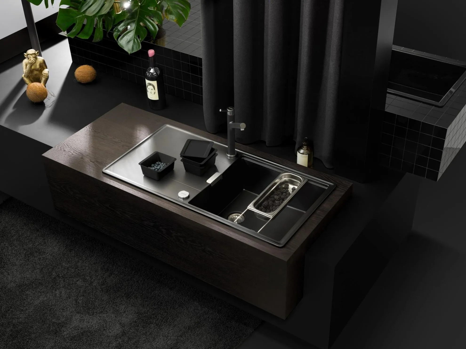 Obrázok Dřez Tia D-100L Berry horní uložení