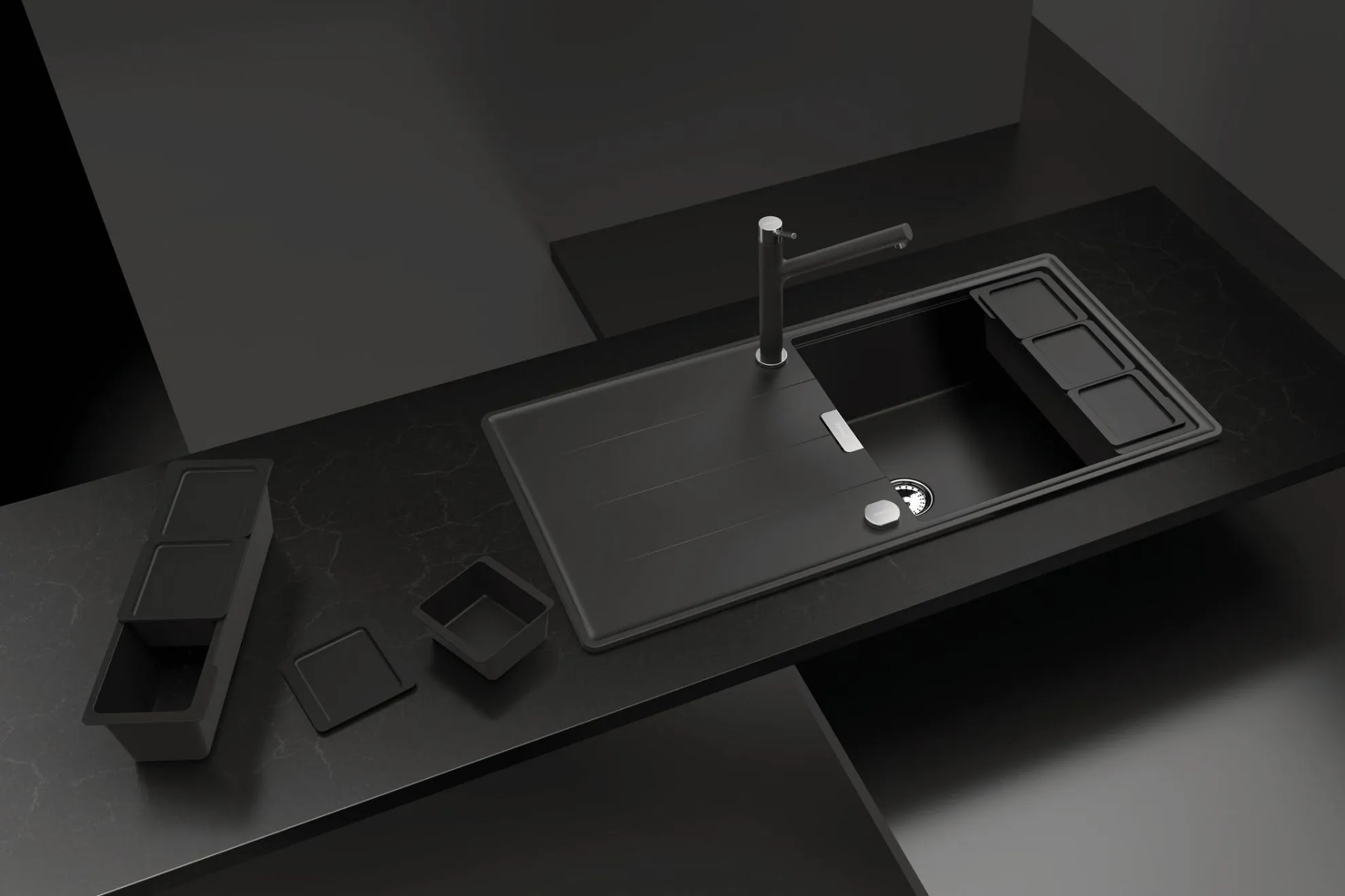 Obrázok Dřez Tia D-100L Berry horní uložení