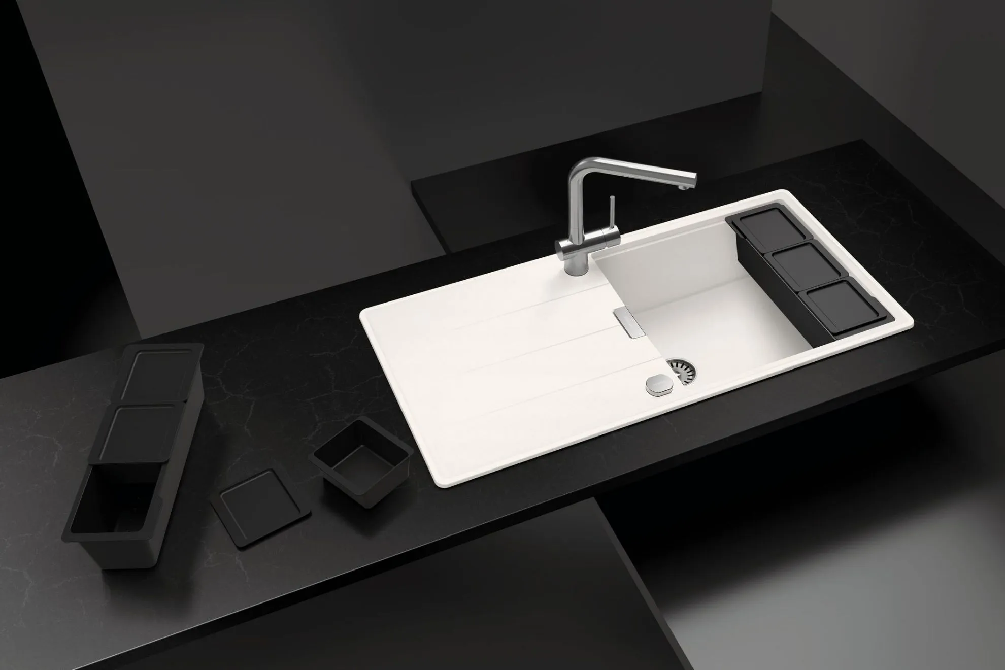 Obrázok Dřez Tia D-100L Berry horní uložení