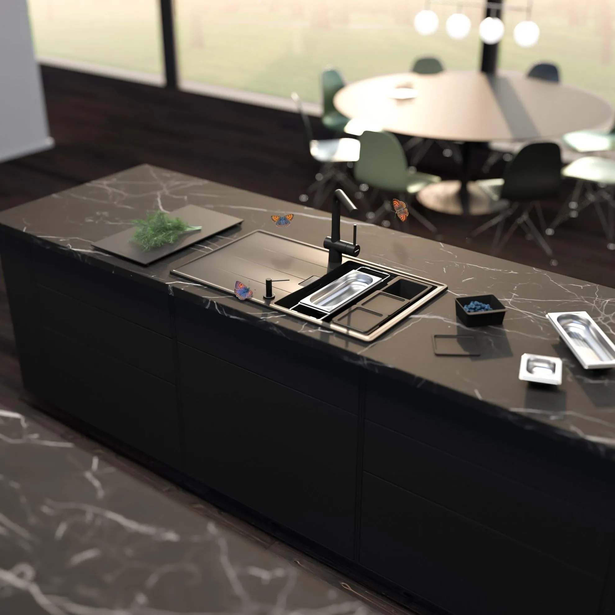 Obrázok Dřez Tia D-100L Berry horní uložení