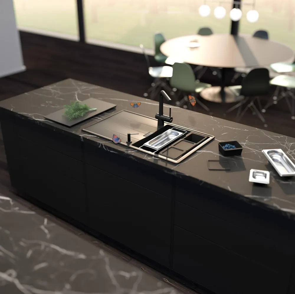 Obrázok Dřez Tia D-100L Berry horní uložení