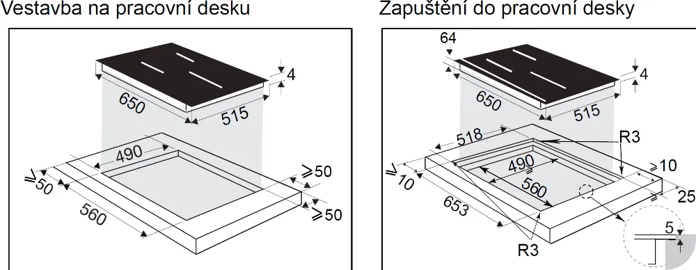 Obrázok DOSKA INDUKČNÁ DPI5652AB