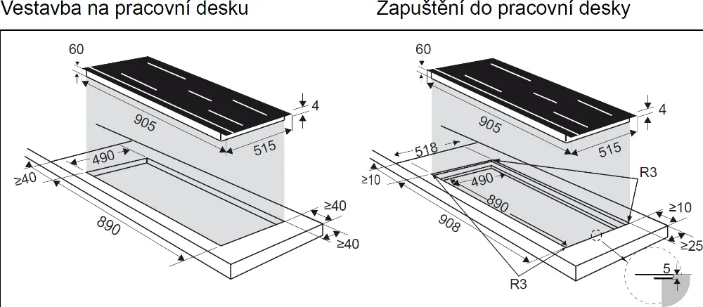 Obrázok DOSKA INDUKČNÁ DPI595ABT