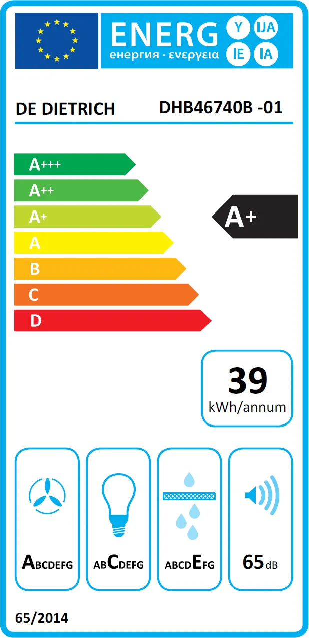 Obrázok ODSÁVAČ KOMÍNOVÝ DHB46740B