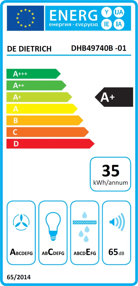 Obrázok ODSÁVAČ KOMÍNOVÝ DHB49740B