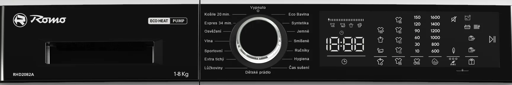 Obrázok SUŠIČKA S TEPELNÝM ČERPADLOM RHD2082A