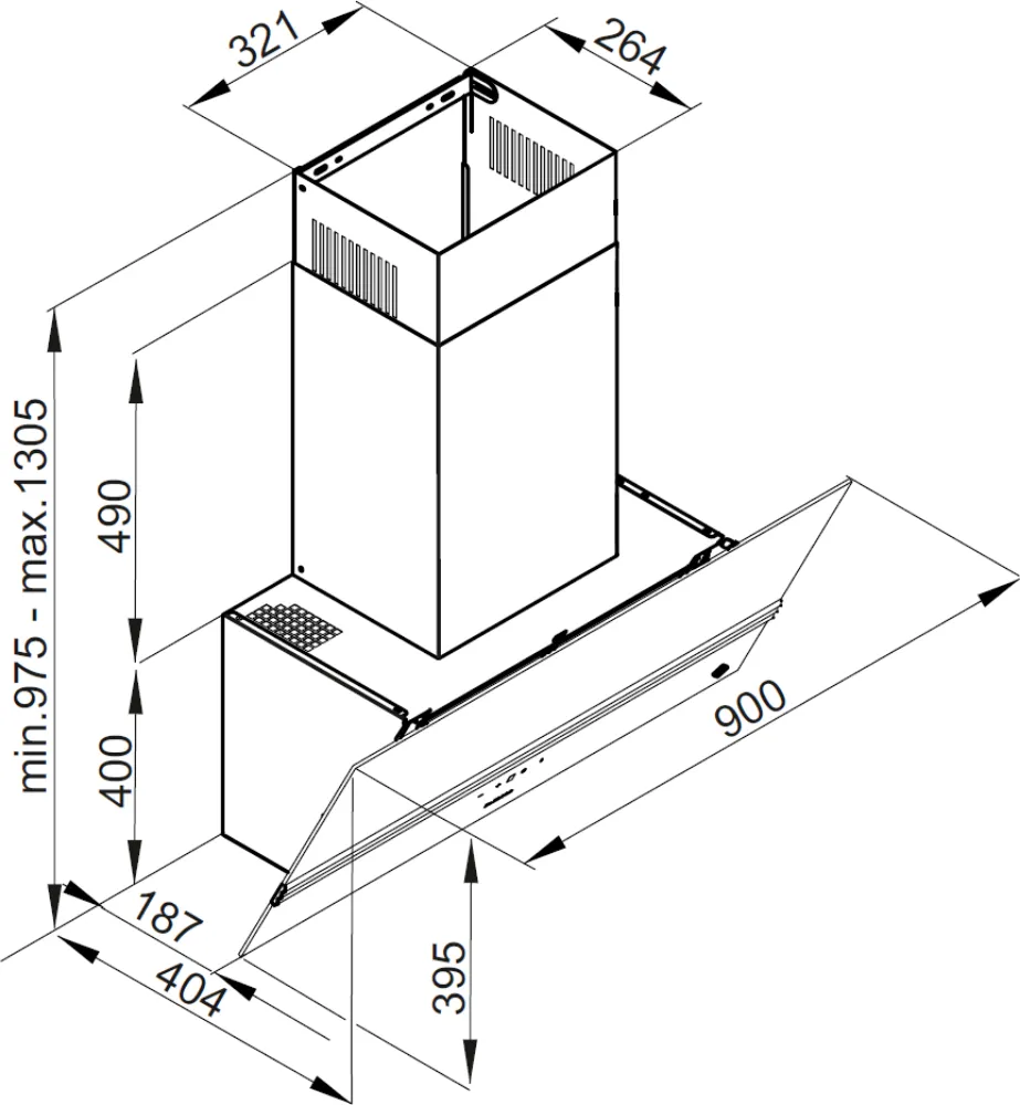 Obrázok ODSÁVAČ DHV4974HB