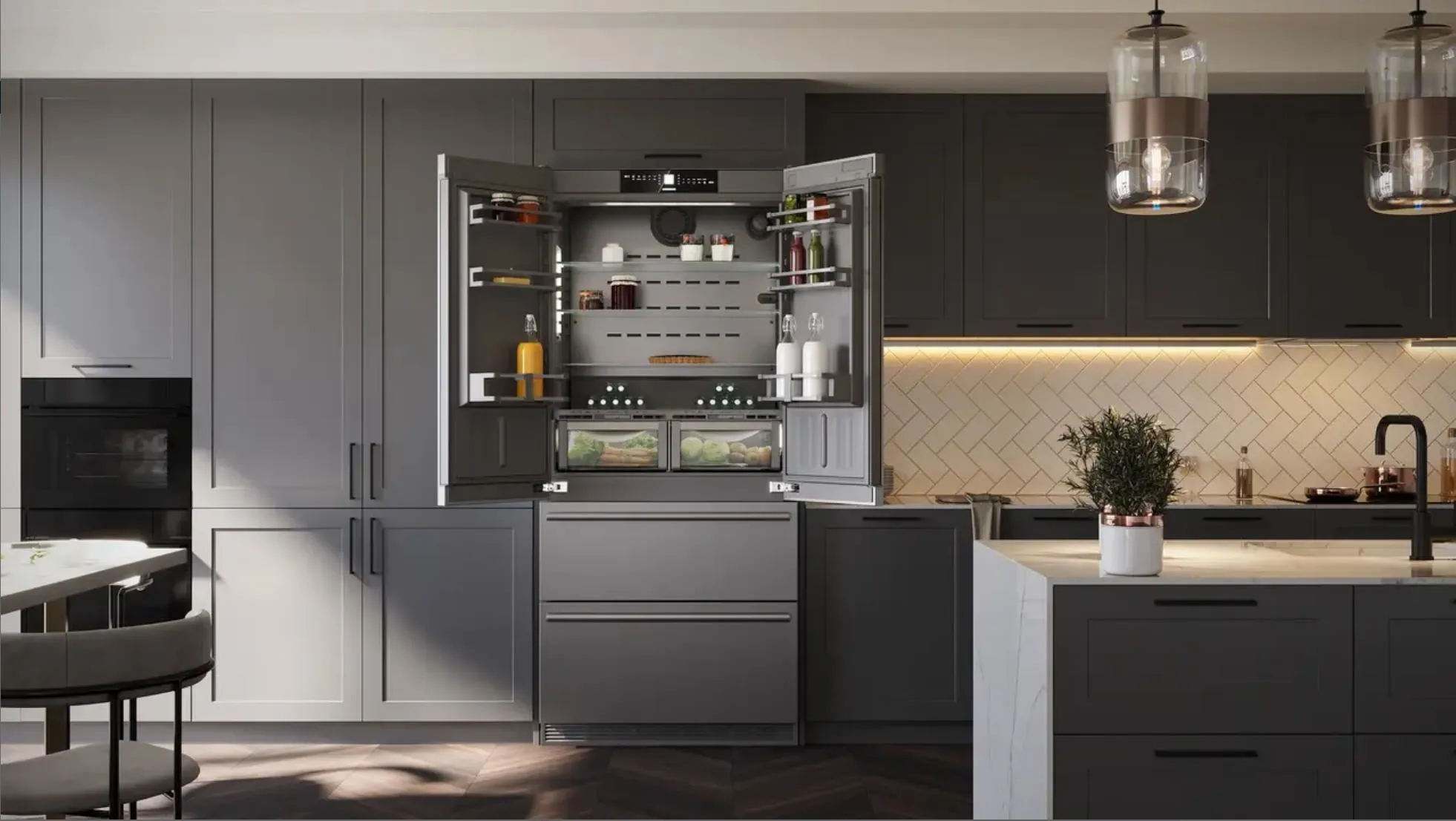 Obrázok CHLADNIČKA KOMBINOVANÁ CBNste 8872