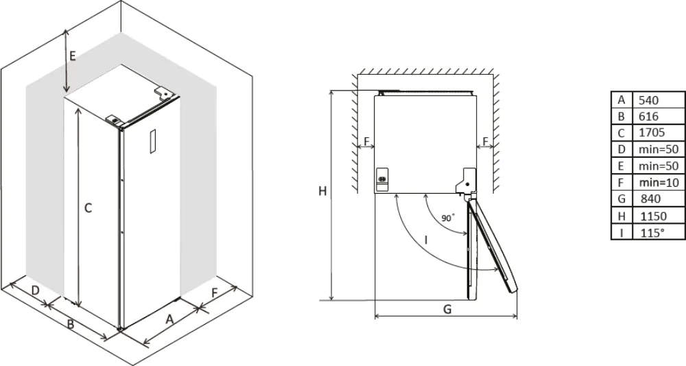 Obrázok MRAZNIČKA VOĽNE STOJACA RFN3204WD