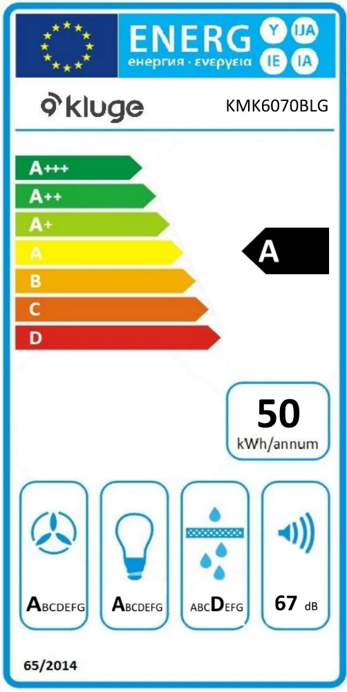 Obrázok ODSAVAČ KOMÍNOVÝ KMK6070BLG