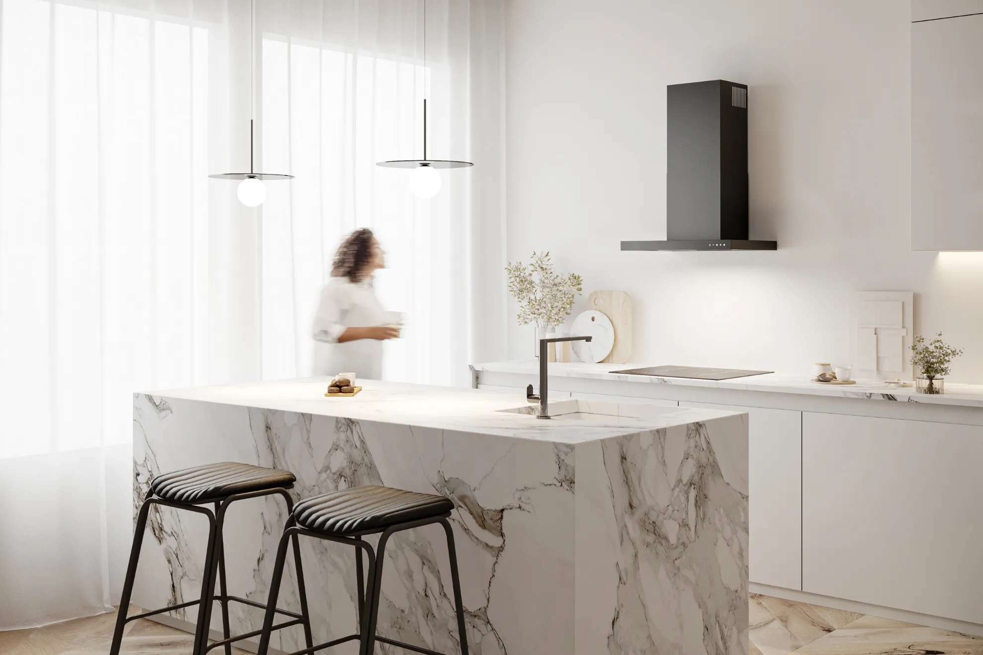 Obrázok ODSAVAČ KOMÍNOVÝ KMK6070BLG