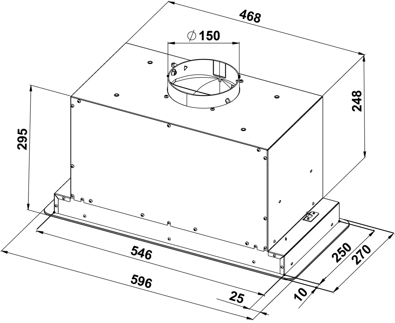 Obrázok ODSAVAČ KMV6060BLG