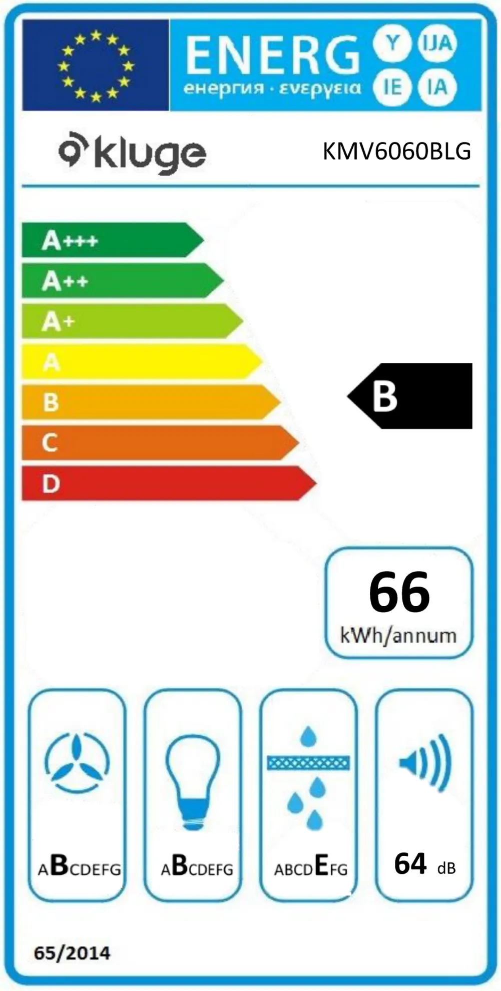 Obrázok ODSAVAČ KMV6060BLG