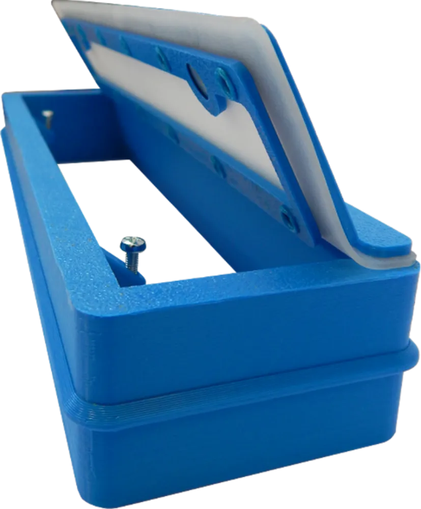 Obrázok Hranatá vodorovná pachutesná klapka s magnetom pre odsávače