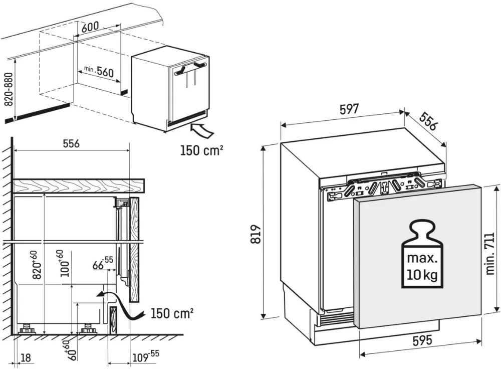 Obrázok VSTAVANÁ MRAZNIČKA SUFd 3603
