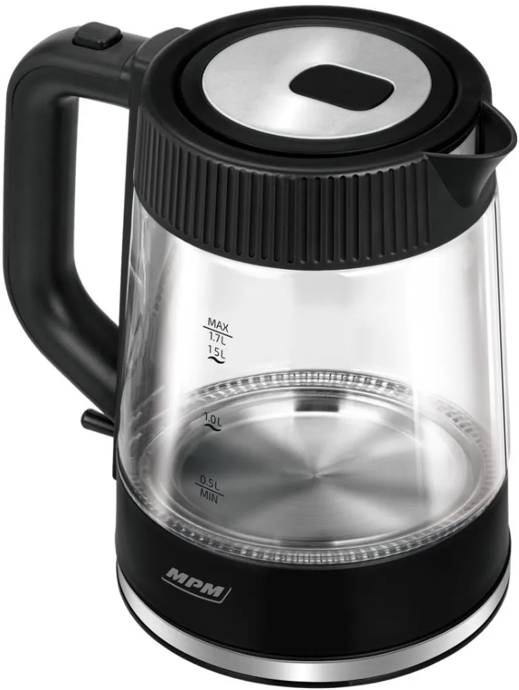 Obrázok Rýchlovarná kanvica MPM MCZ-117 sklenená s podsvietením