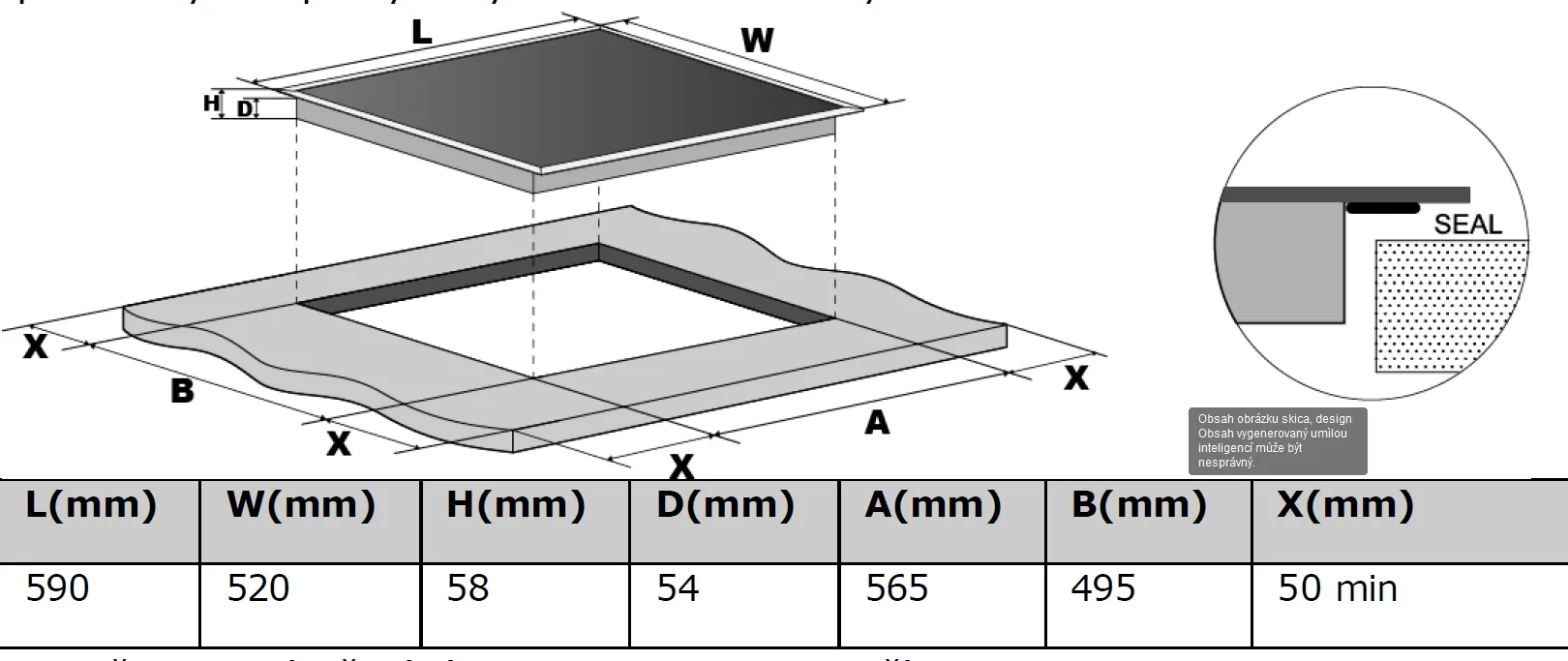 Obrázok DOSKA INDUKČNÁ KPI6016BP