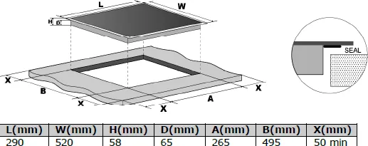 Obrázok DOSKA INDUKČNÁ KPI3002B