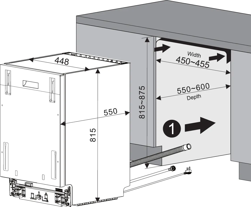 Obrázok UMÝVAČKA VSTAVANÁ KVD4600P