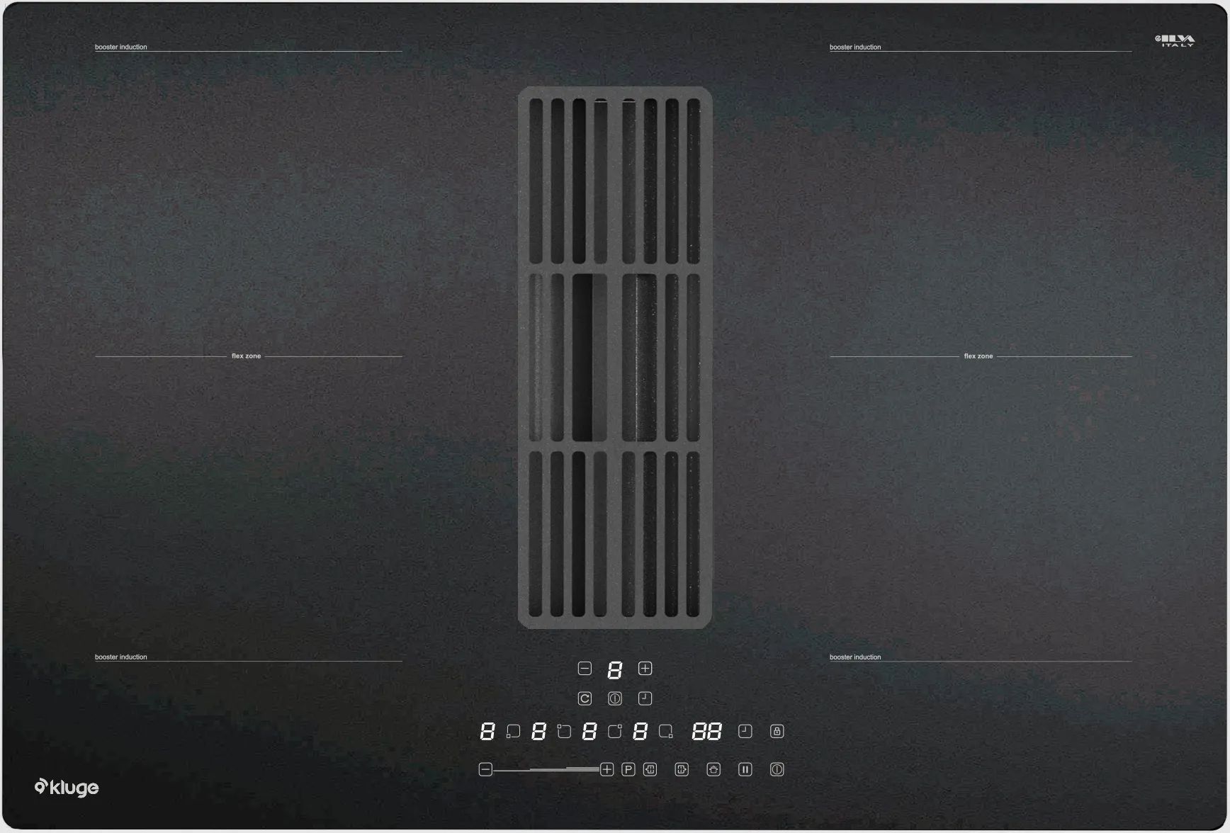 Obrázok DOSKA INDUKČNÁ S INTEGROVANÝM ODSÁVAČOM KHI8000B