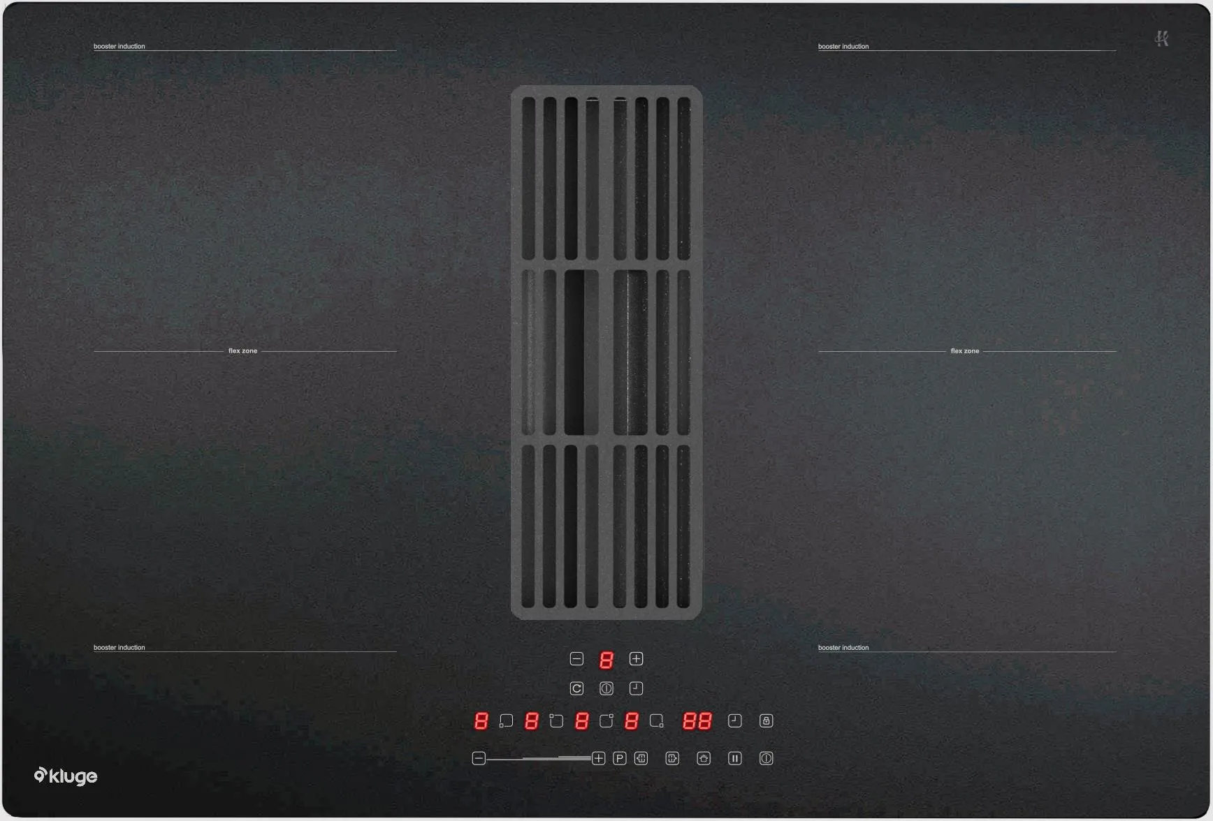 Obrázok Doska indukčná s integrovaným odsávačom KHI8000B