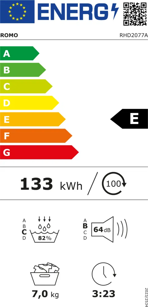 Obrázok Sušička RHD2077A