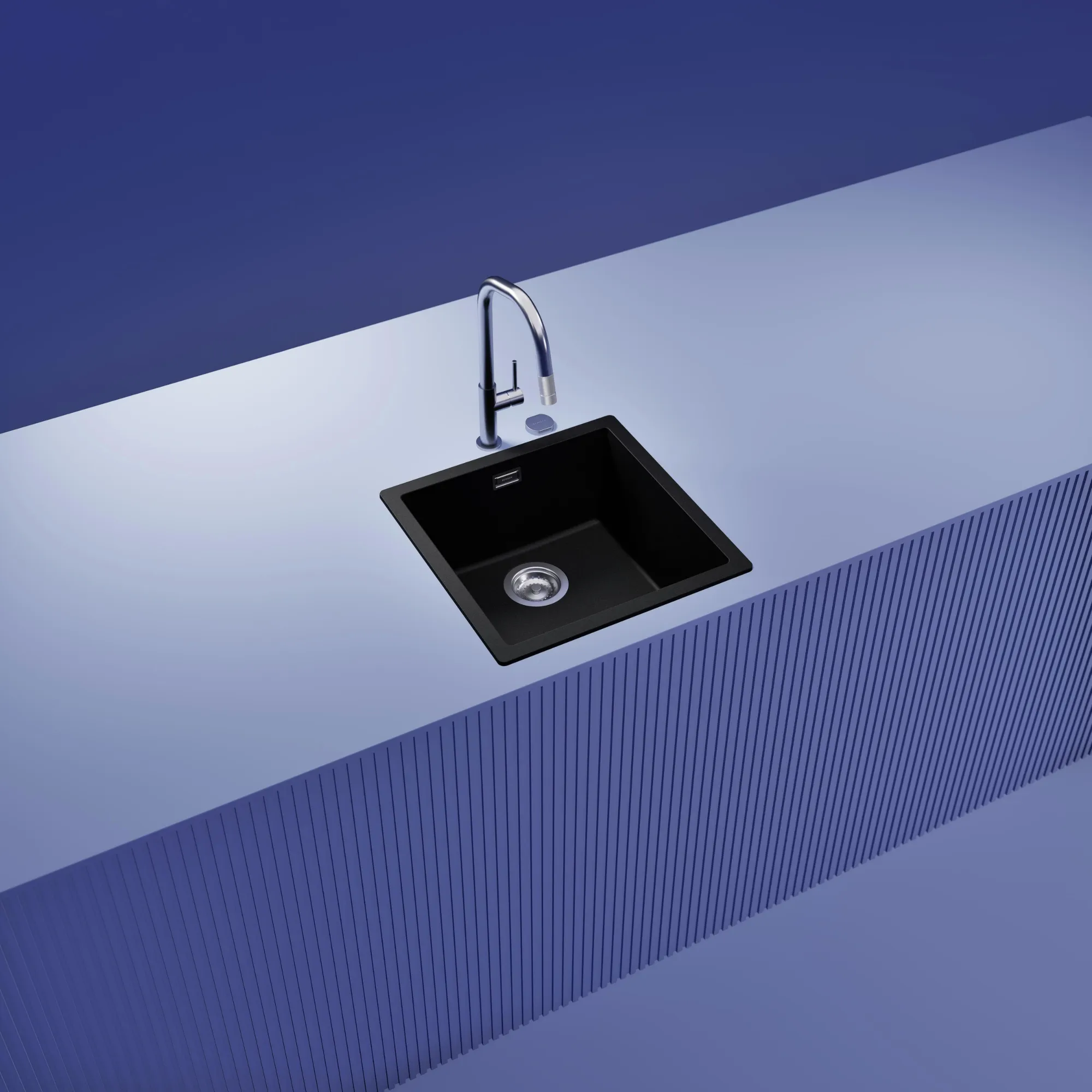 Obrázok Drez KAIA N-100 Magma horné uloženie