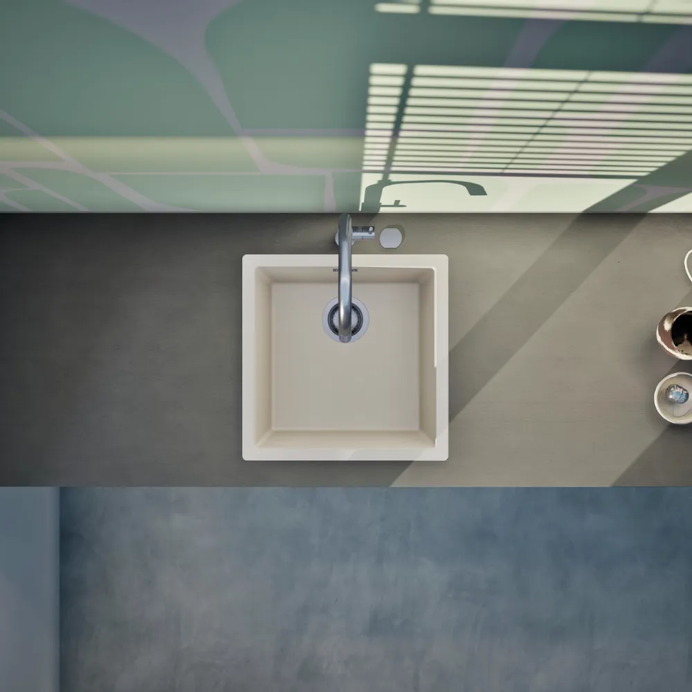 Obrázok Drez KAIA N-100 Magnolia horné uloženie