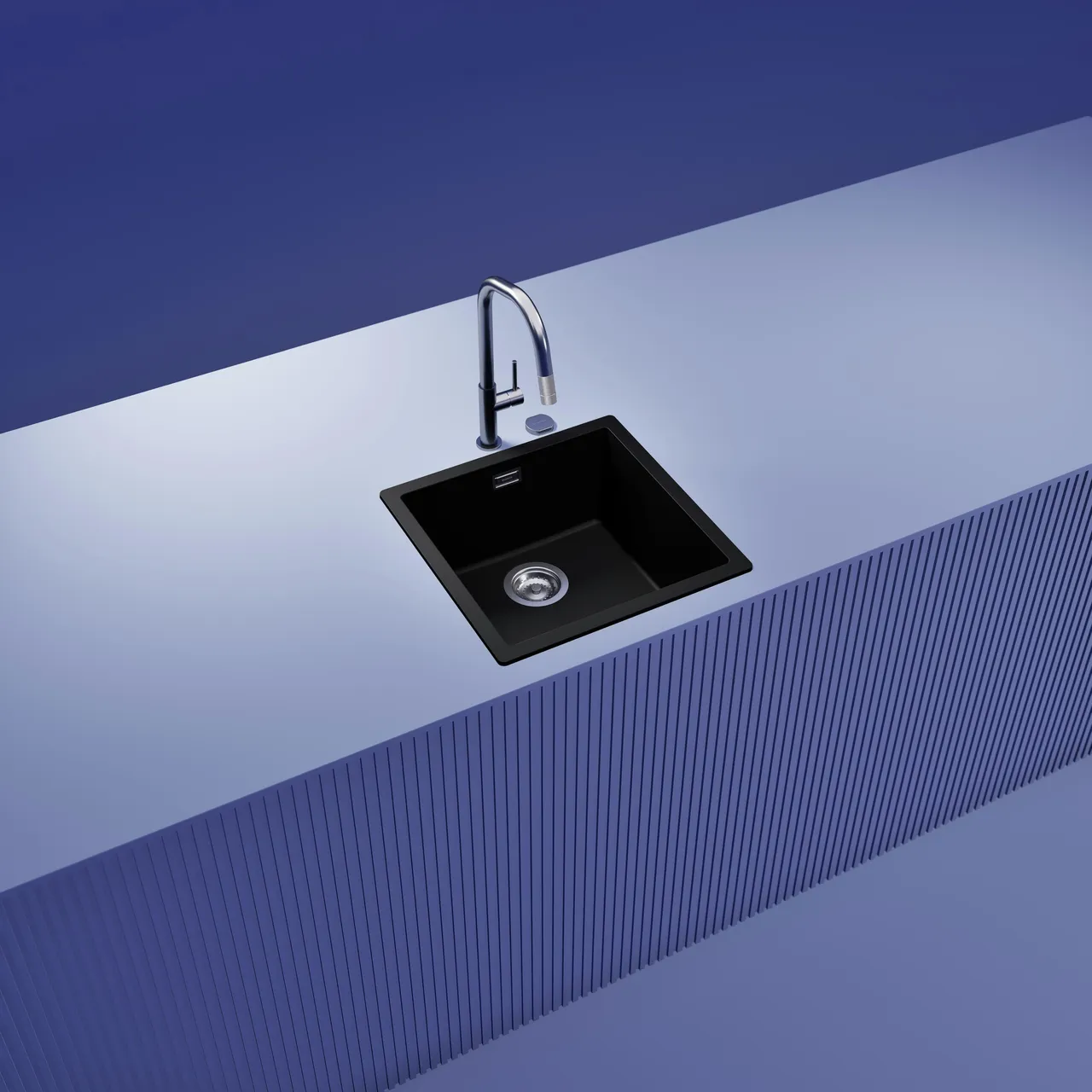 Obrázok Drez KAIA N-100 Puro horné uloženie