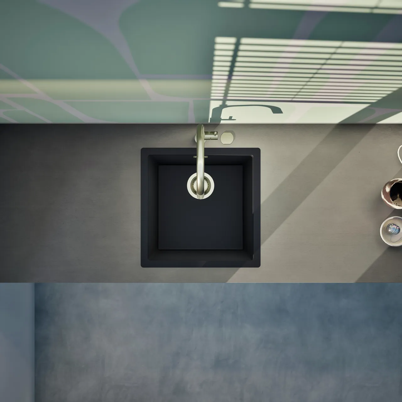 Obrázok Drez KAIA N-100 Puro horné uloženie