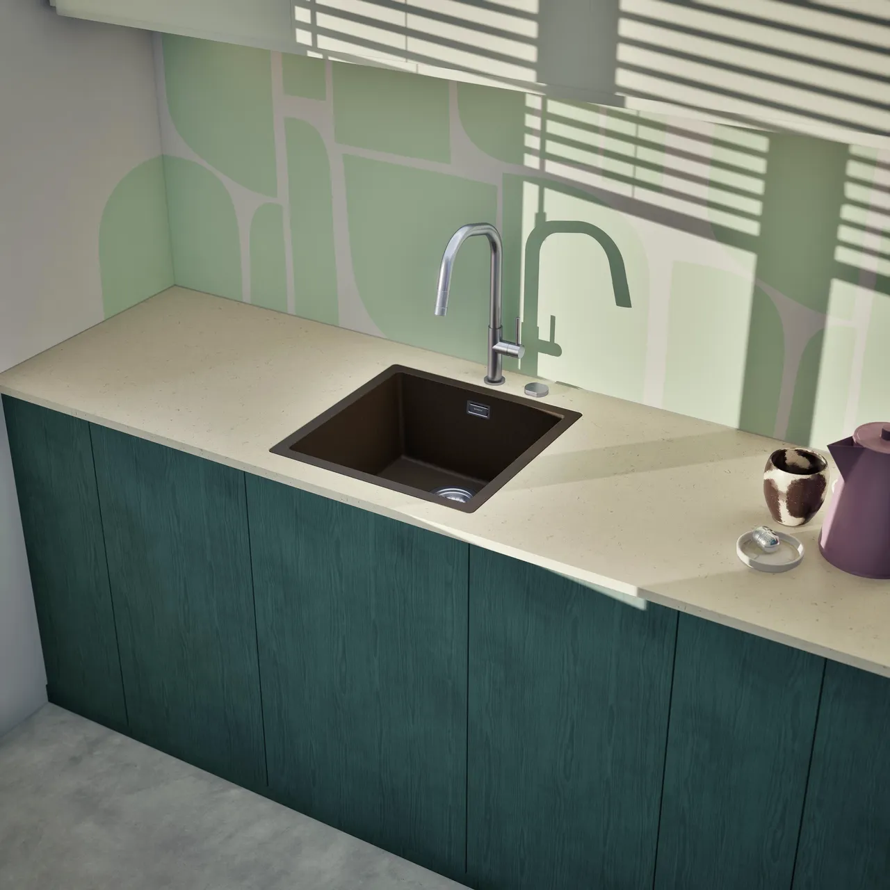 Obrázok Drez KAIA N-100 Bronze do roviny