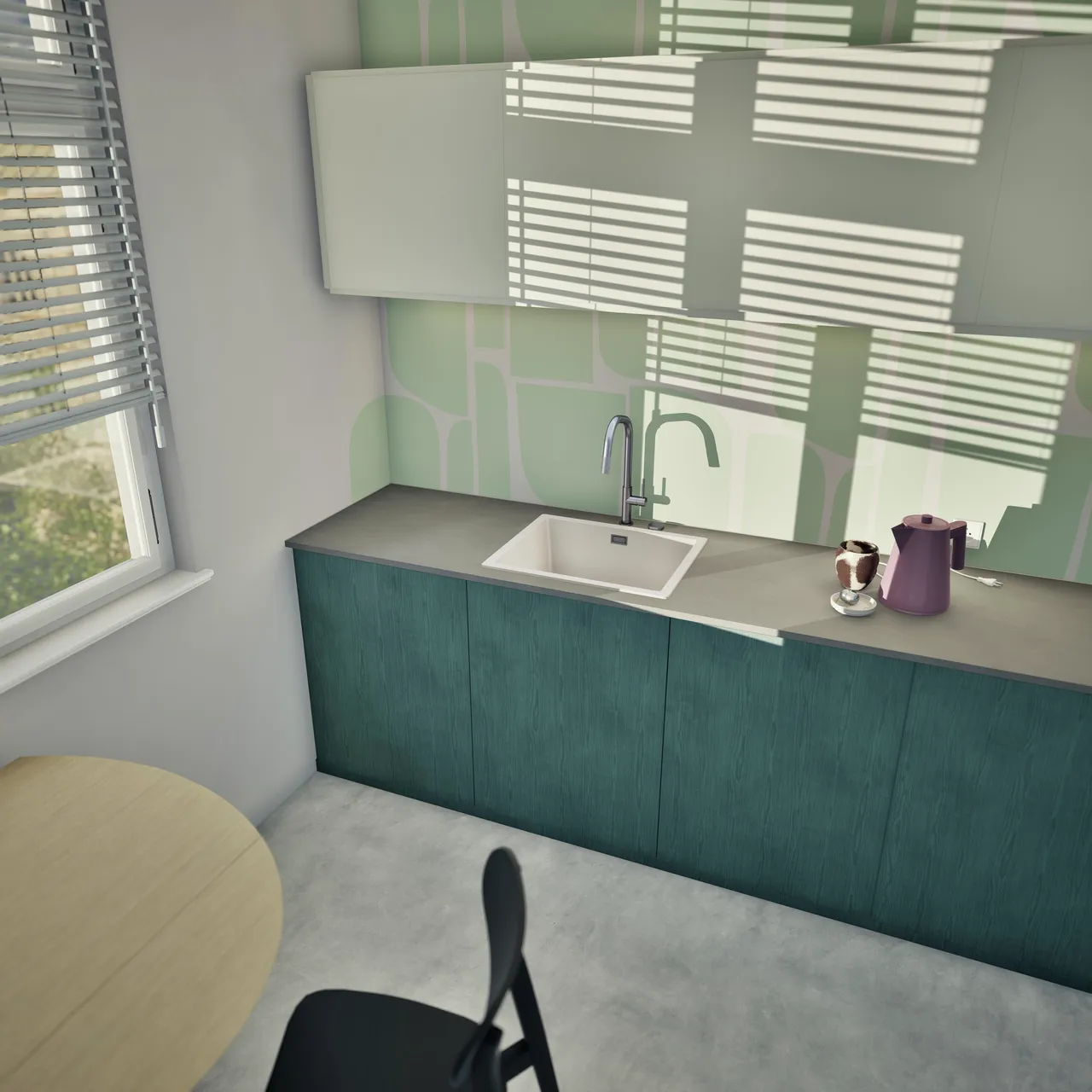 Obrázok Drez KAIA N-100L Magnolia horné uloženie