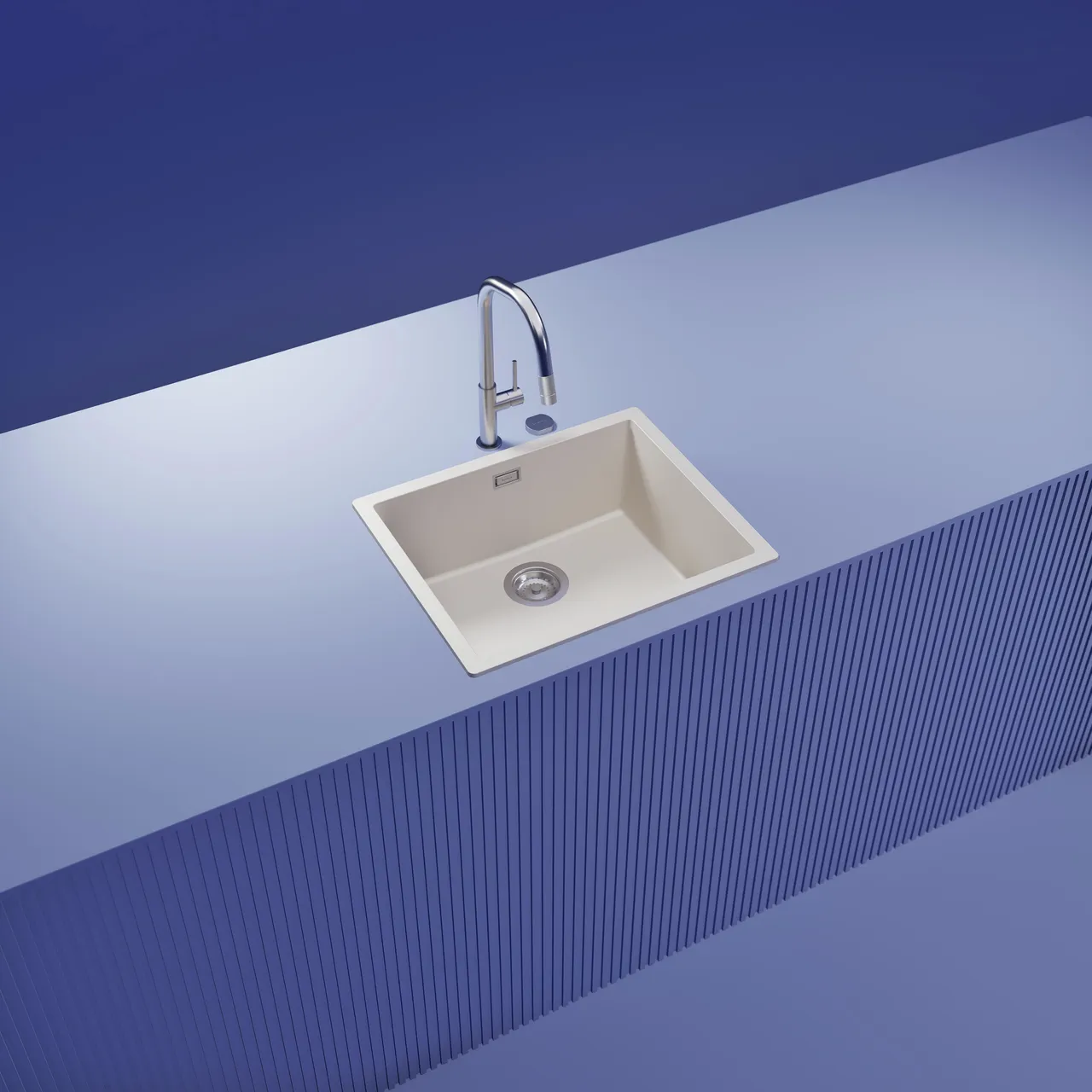 Obrázok Drez KAIA N-100L Polaris horné uloženie