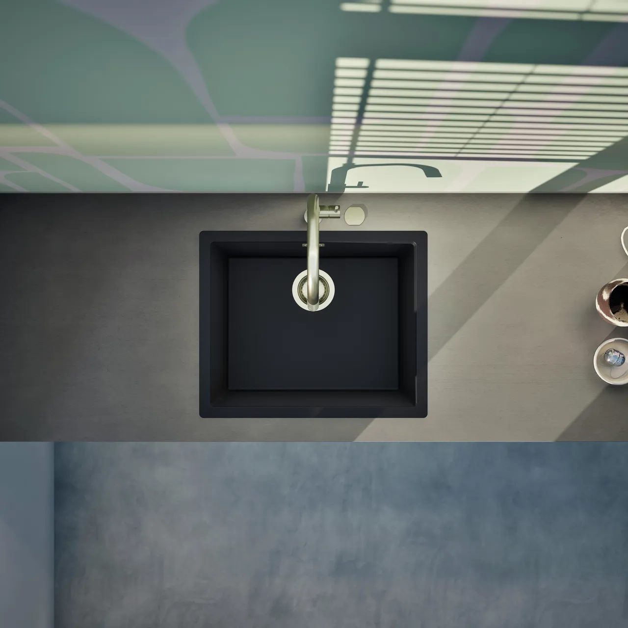 Obrázok Drez KAIA N-100L Puro horné uloženie